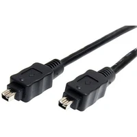 PremiumCord FireWire 4pin/FireWire 4pin kábel 2m čierny - Káble a redukcie