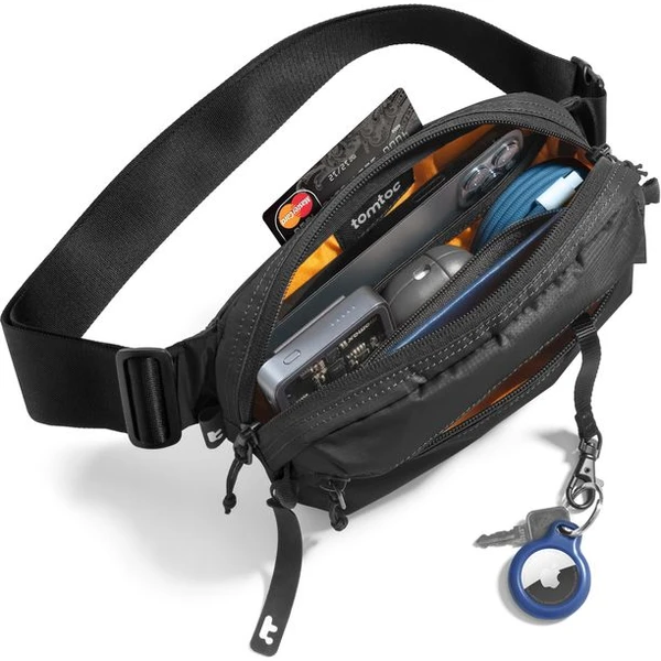 tomtoc Aviator T33 taška cez rameno S čierna - Popruhy a crossbody - Obrázok YSCG000K01