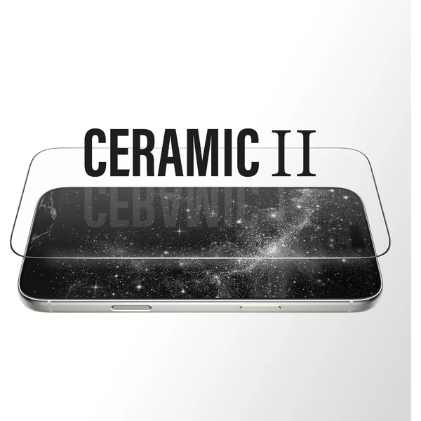 PanzerGlass® Ceramic II sklo Apple iPhone 17 Pro Max s inštalačným rámčekom - Ochranné fólie a sklo - Obrázok YSEH000K01