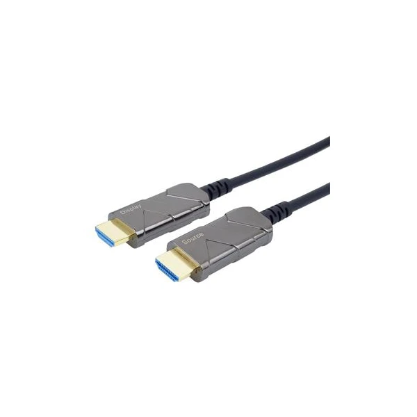 PremiumCord HDMI 2.1/HDMI 2.1 optický kábel s ethernetom 8K 15m čierny - Káble a redukcie - Hlavný obrázok