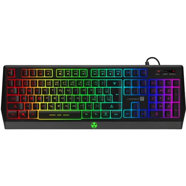 CONNECT IT BATTLE RGB herná klávesnica CZ/SK - Klávesnice - Obrázok YTNV600301