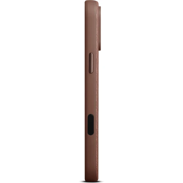 Woolnut MagSafe kožený kryt iPhone 17 Pro Max hnedý - Puzdra - Obrázok YULH000K01
