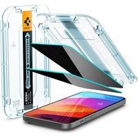 Spigen Glass tR EZ Fit Privacy 2 Pack tvrdené sklo iPhone 16/15 číre - Ochranné fólie a sklo