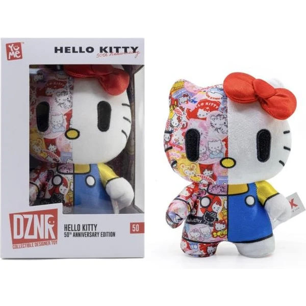 Plyšová figúrka Yume Hello Kitty - 50th Anniversary 20 cm - Plyšové hračky - Obrázok YUTC000J01