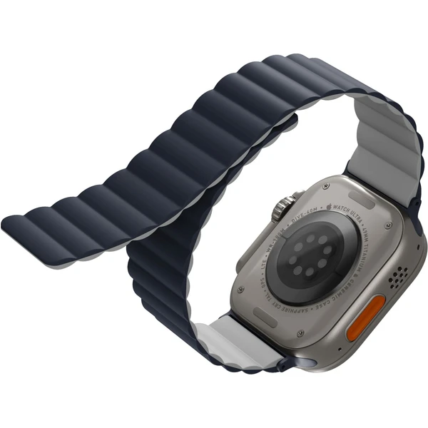 UNIQ Revix obojstranný remienok pre Apple Watch 49/46/45/44/42mm Storm (modrý/sivý) - Remienky - Obrázok YVQ1000601