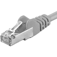 PremiumCord RJ45/RJ45 Cat6 F/UTP prepojovací kábel 2m sivý - Káble a redukcie