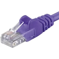 PremiumCord RJ45/RJ45 Cat5e UTP prepojovací kábel 10m fialový - Káble a redukcie