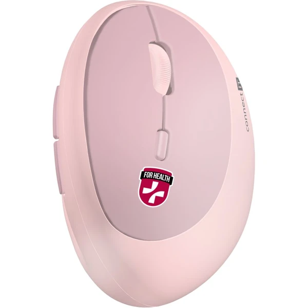 CONNECT IT FOR HEALTH LADIES ergonomická vertikálna myš ružová - Myši - Obrázok YXTI000K01