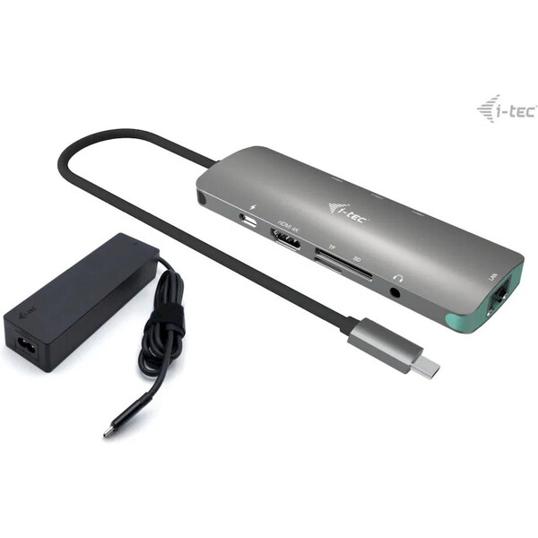 E-shop i-tec USB-C Metal Nano dokovacia stanica 4K HDMI LAN + nabíjačka