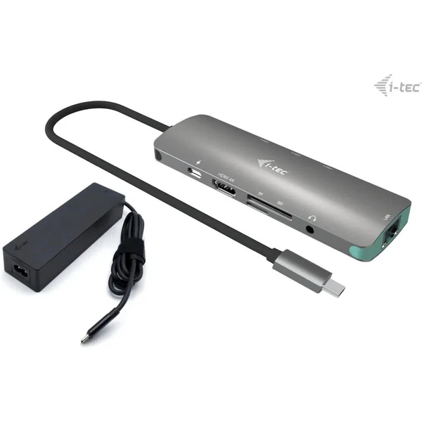 i-tec USB-C Metal Nano dokovacia stanica 4K HDMI LAN + nabíjačka - Dokovacie stanice - Hlavný obrázok