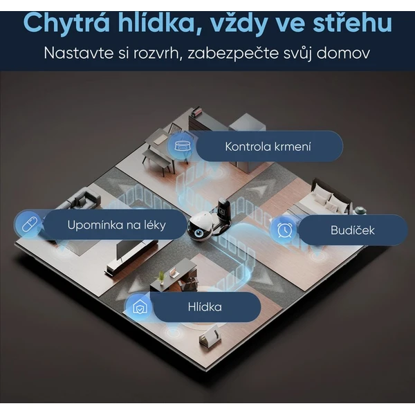 Enabot EBO Air 2 Plus biela - IP kamery - Obrázok YY8L000K01