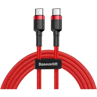 Baseus Cafule USB-C/USB-C napájací kábel 60W 1m červený - Káble a redukcie