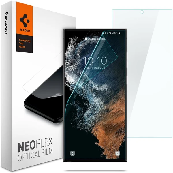 Spigen Neo Flex 2 Pack ochranná fólia Samsung Galaxy S22 Ultra - Ochranné fólie a sklo - Hlavný obrázok