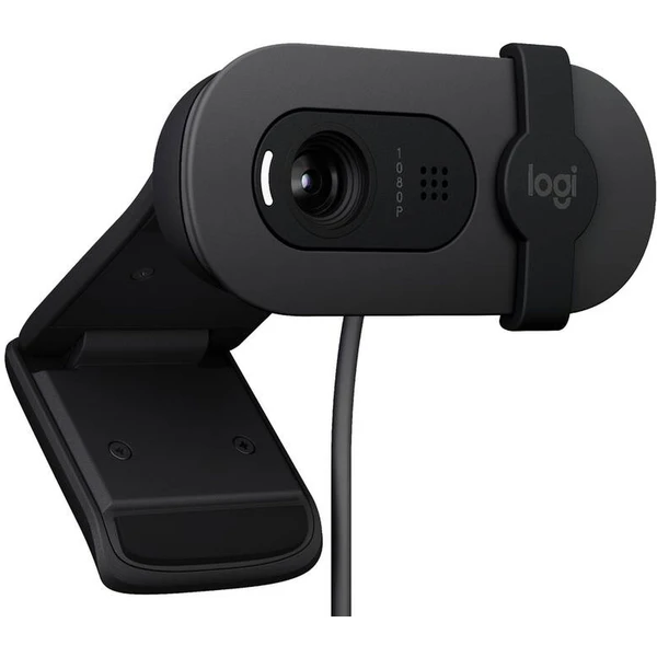 Logitech Brio 100 webová kamera grafitová - Kamery - Obrázok YYSE000K01