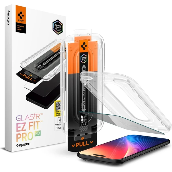 Spigen Glass TR EZ Fit Pro HD (Privacy) sklo iPhone Air - Ochranné fólie a sklo - Hlavný obrázok