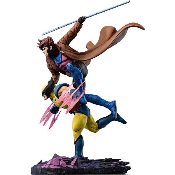 Soška Iron Studios Deluxe Art Scale 1/10 X-Men '97 - Gambit & Wolverine 29 cm - Sochy a sošky - Obrázok Z00R000K01