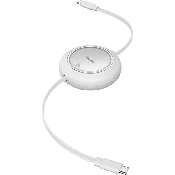Baseus Free2Pull USB-C/USB-C napájací kábel 100W 1m biely - Káble a redukcie - Obrázok Z02R000K01