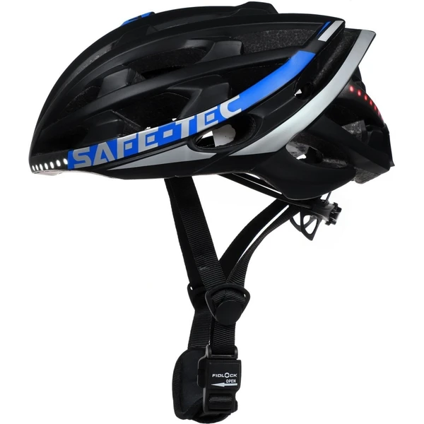 Safe-Tec TYR 2 múdra helma na bicykel L (58cm - 61cm) čierna-modrá - Elektrické kolobežky - Hlavný obrázok