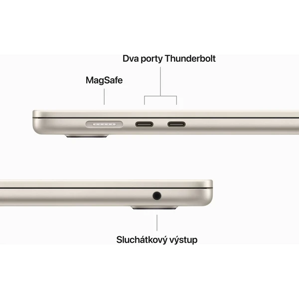 Apple MacBook Air 15,3" / M2 / 8GB / 512GB (2023) (Kategória C) - Notebooky - Obrázok Z07P100501
