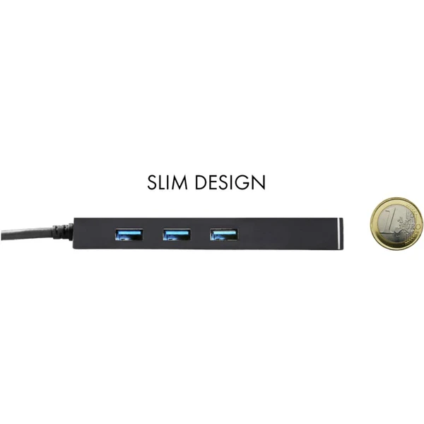i-tec USB 3.1 Type C SLIM HUB  - USB huby - Obrázok Z0HA000501