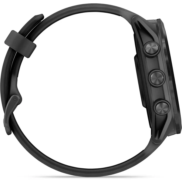 Garmin Forerunner 570 47 mm tmavo šedá hliníková luneta s čiernym polopriehľadným remienkom - Inteligentné hodinky - Obrázok Z0LG000J01