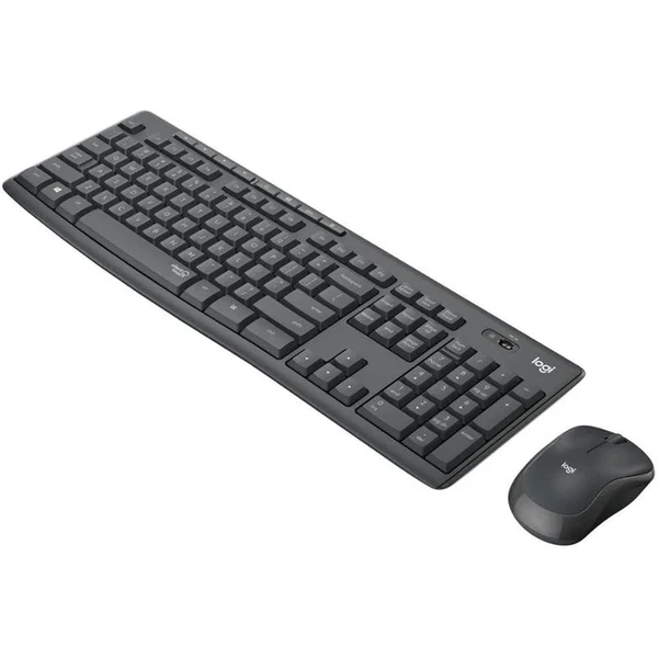 Logitech MK295 Silent Wireless Combo bezdrôtová klávesnica CZ/SK + myš čierna - Klávesnicové sety - Obrázok Z0OR000501