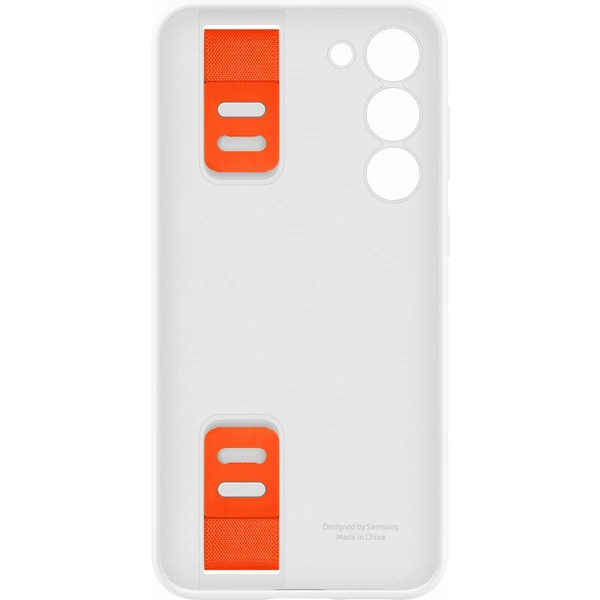 Samsung Silicone Grip Case Galaxy S23+ white - Puzdra - Obrázok Z0P0G00101