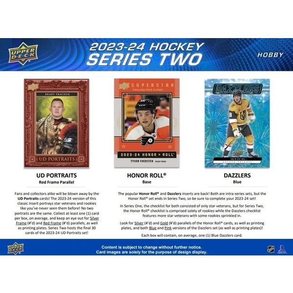 Hokejové karty 2023-24 Upper Deck Series 2 Hockey Blaster Box - Hokejové karty - Obrázok Z0U4000N01
