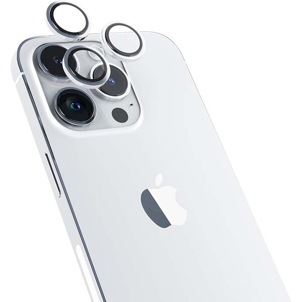 EPICO ochranné sklíčka na šošovky kamery Apple iPhone 14 Pro / 14 Pro Max strieborná