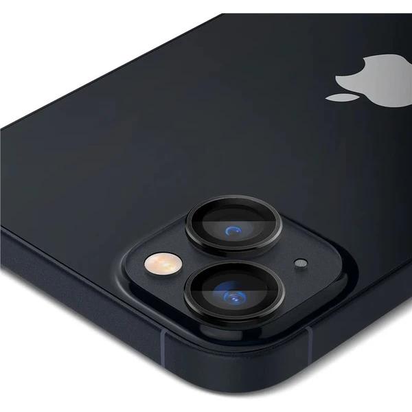 Spigen Glass tR EZ Fit Optik Pro 2 Pack tvrdené sklo na fotoaparát iPhone 15/15 Plus/14/14 Plus čern - Ochranné fólie a sklo - Obrázok Z119000601