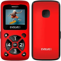 EVOLVEO EasyPhone ID mobilný telefón pre seniorov červený - Mobilné telefóny