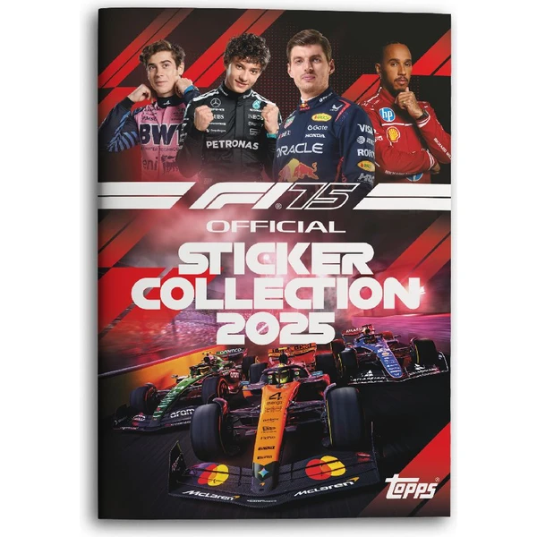 Samolepky Topps F1 2025 Special Anniversary Edition - Zberateľský Album + Samolepky - Zberateľské karty a nálepky - Hlavný obrázok