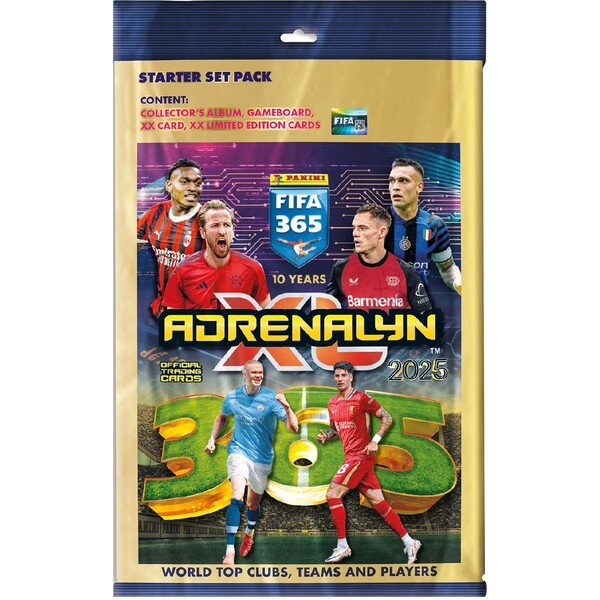 Futbalové karty Panini FIFA 365 2024/2025 Adrenalyn - Starter set