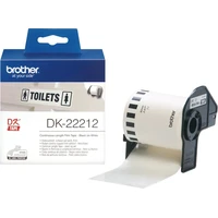 Brother DK-22212 filmová rolka čierna na biele, 62 mm - Pásky pre štítkovače