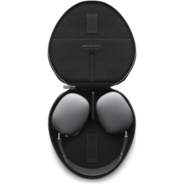 Woolnut Leather kožené puzdro pre AirPods Max čierne - Puzdra - Obrázok Z1KR100501