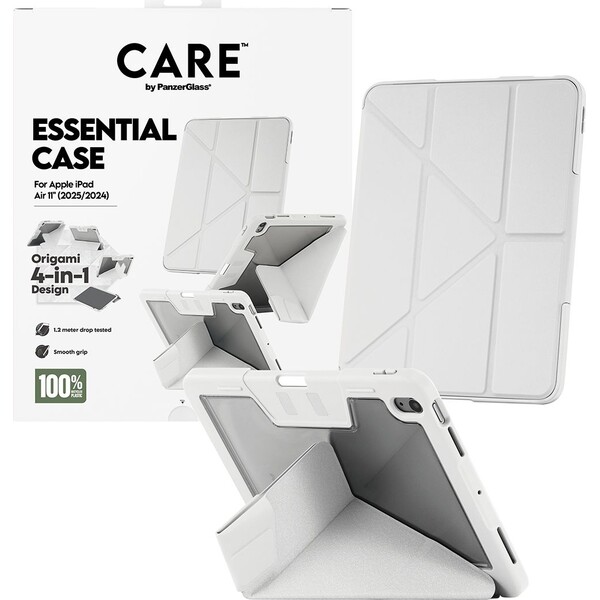 E-shop PanzerGlass® CARE 4v1 Essential puzdro Apple iPad Air 11" (2025/2024) sivé