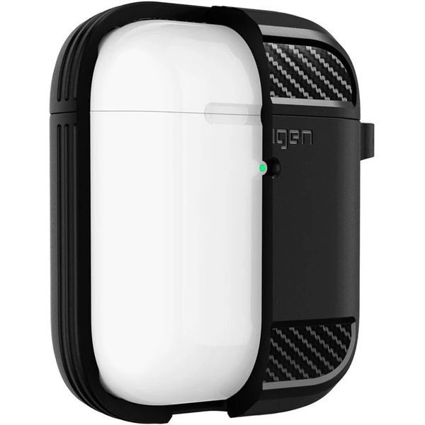 Spigen Rugged Armor puzdro AirPods čierne - Puzdra - Obrázok Z1YEF00101