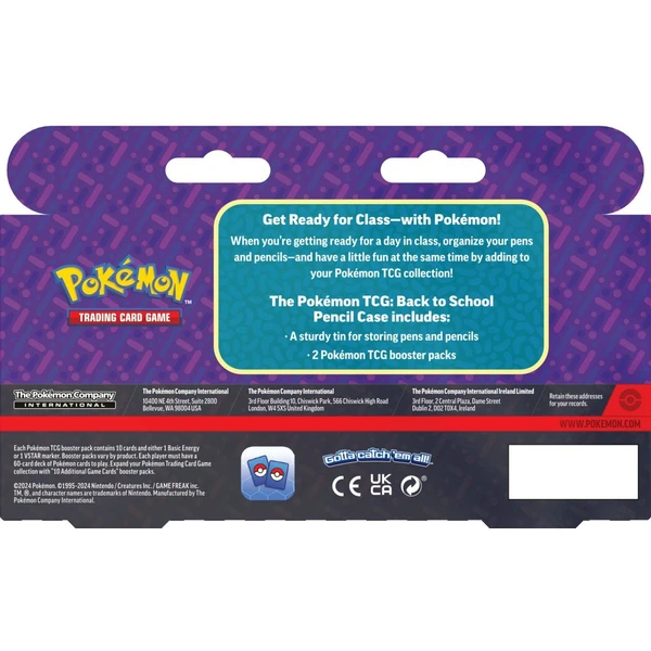 Pokémon TCG: Back to School 2024 - Peračník na ceruzky (2x booster) - Pokémon karty - Obrázok Z2H7000L01