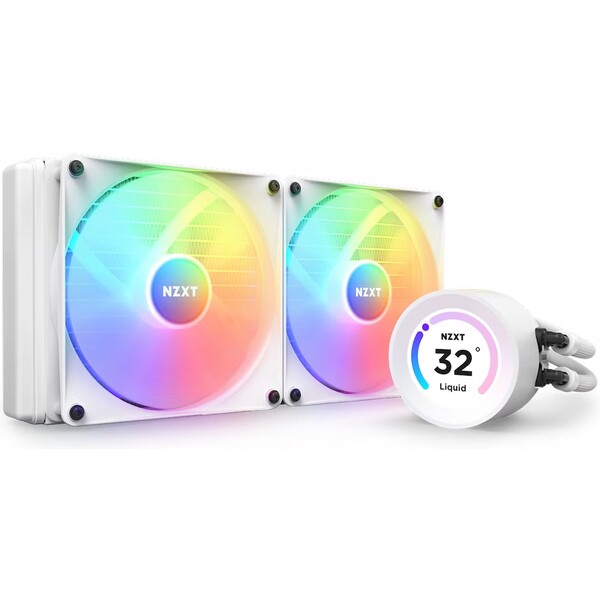 NZXT Kraken 280 ELITE RGB biely