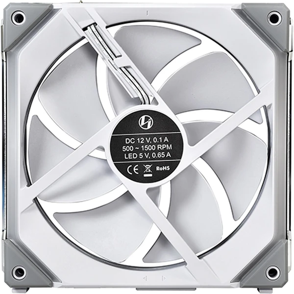 Lian Li UNI FAN SL140 RGB ventilátor 2x140mm biely - Ventilátory pre PC - Obrázok Z2XB000K01