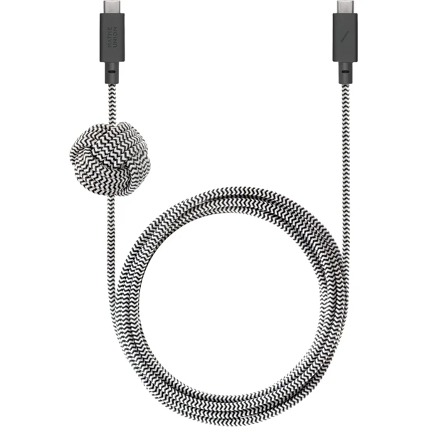 Native Union Anchor Cable USB-C 240W nabíjací kábel, 3m, zebra - Káble - Hlavný obrázok