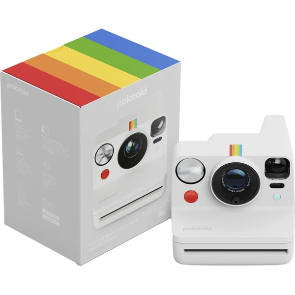 Polaroid Now+ Gen 3 White - Fotoaparáty - Obrázok Z35D000K01