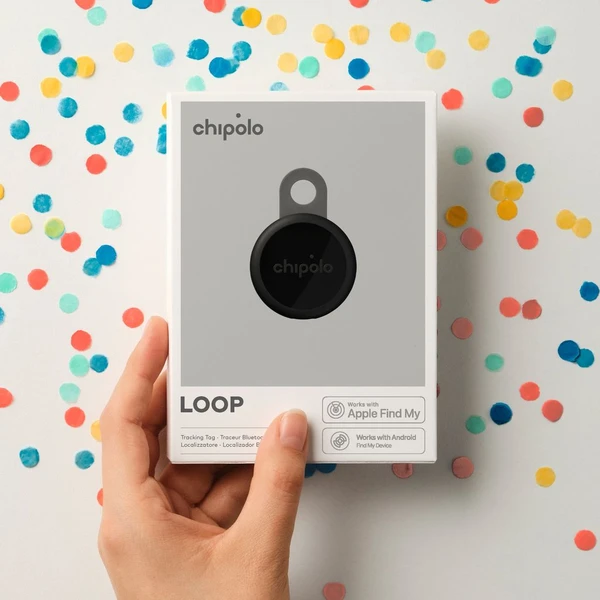 Chipolo LOOP Bluetooth lokátor čierny - Lokátory - Obrázok Z3DJ000K01