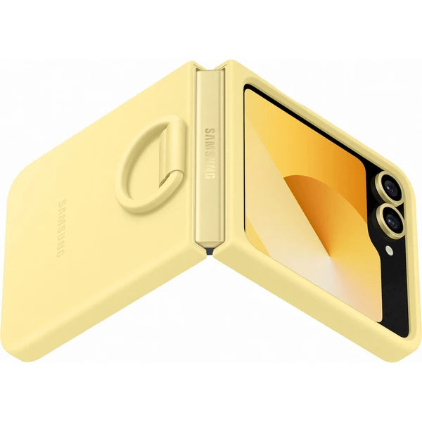 Samsung Silicone Case kryt Galaxy Z Flip6 žltý - Puzdra - Obrázok Z3E7000L01