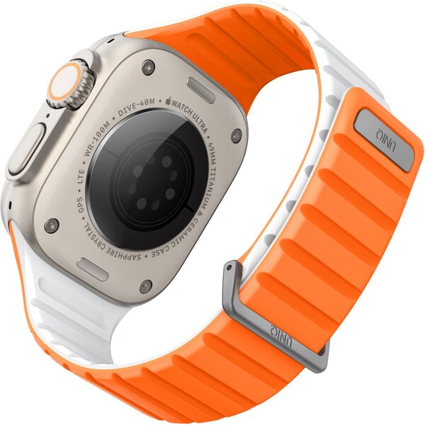E-shop UNIQ Revix Evo obojstranný remienok Apple Watch 49/46/45/44/42mm (oranžový/biely)
