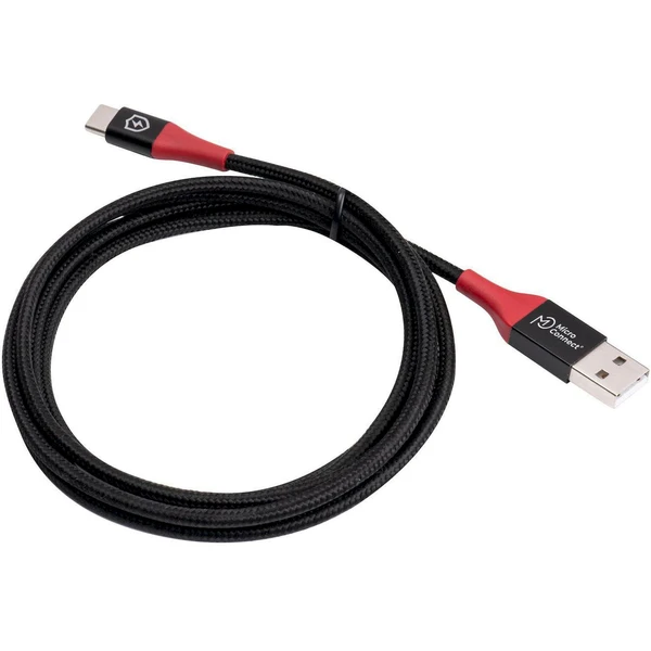 MicroConnect Safe Charge USB-A/USB-C napájací kábel 12W 1,5m čierny - Káble a redukcie - Obrázok Z3PF000O01