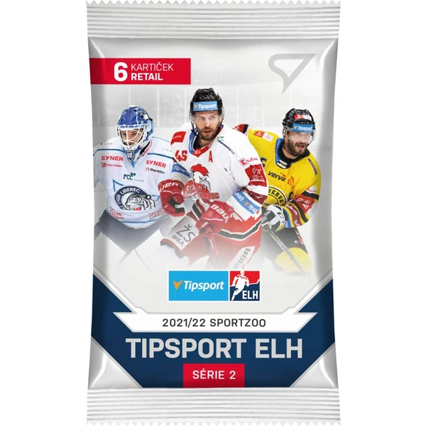Hokejové karty SportZoo - Retail balíček Tipsport ELH 21/22 – 2. séria - Hokejové karty - Hlavný obrázok