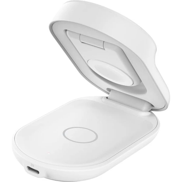 Belkin UltraCharge ™ Qi2 25W 3v1 MagSafe nabíjačka pre iPhone/Apple Watch/AirPods biela - Nabíjačky - Obrázok Z3ZM000K01