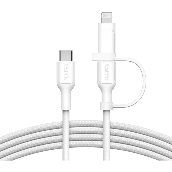 Belkin BOOST Charge PRO 2v1 napájací kábel 60W 1,5m biely - Káble a redukcie - Obrázok Z4EN000K01