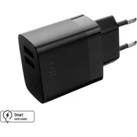 FIXED nabíjačka s 2x USB-A, 17W, čierna - Nabíjačky